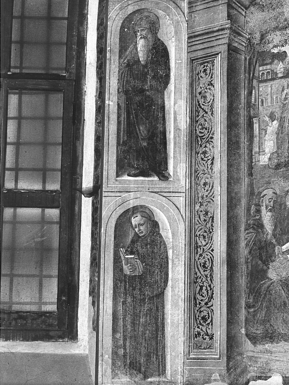 santi monaci (dipinto, elemento d'insieme) di Montorfano Giovanni Donato (sec. XV)