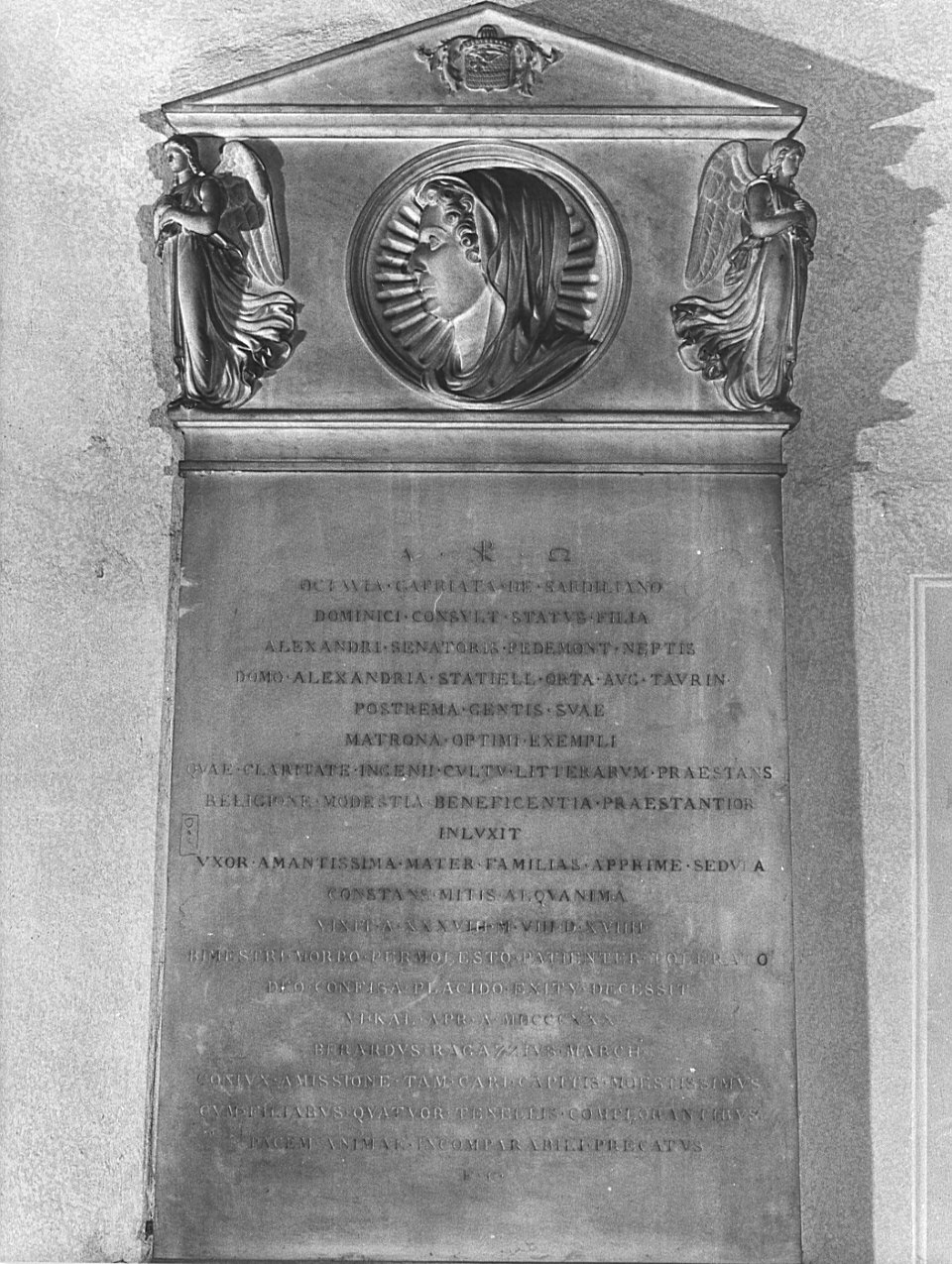 monumento funebre, opera isolata di Crivelli Gioacchino (sec. XIX)