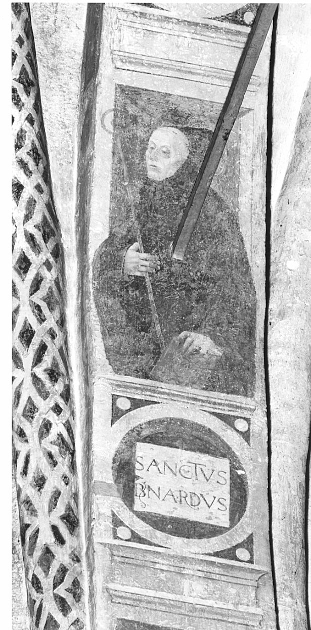 San Bernardo da Chiaravalle (dipinto, elemento d'insieme) di Butinone Bernardino, Zenale Bernardino (sec. XV)