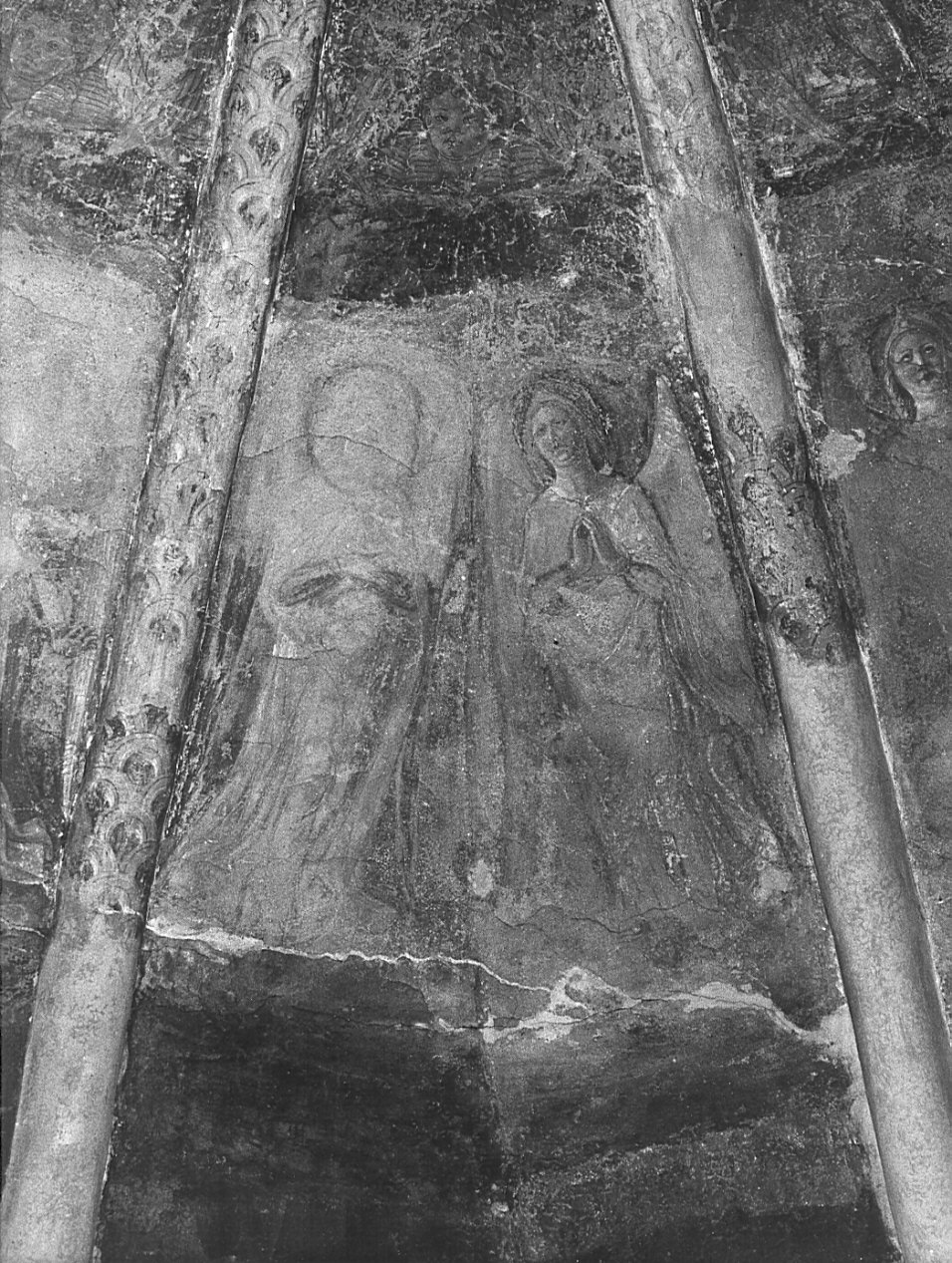 angeli (dipinto, elemento d'insieme) di De Mottis Agostino (ultimo quarto sec. XV)