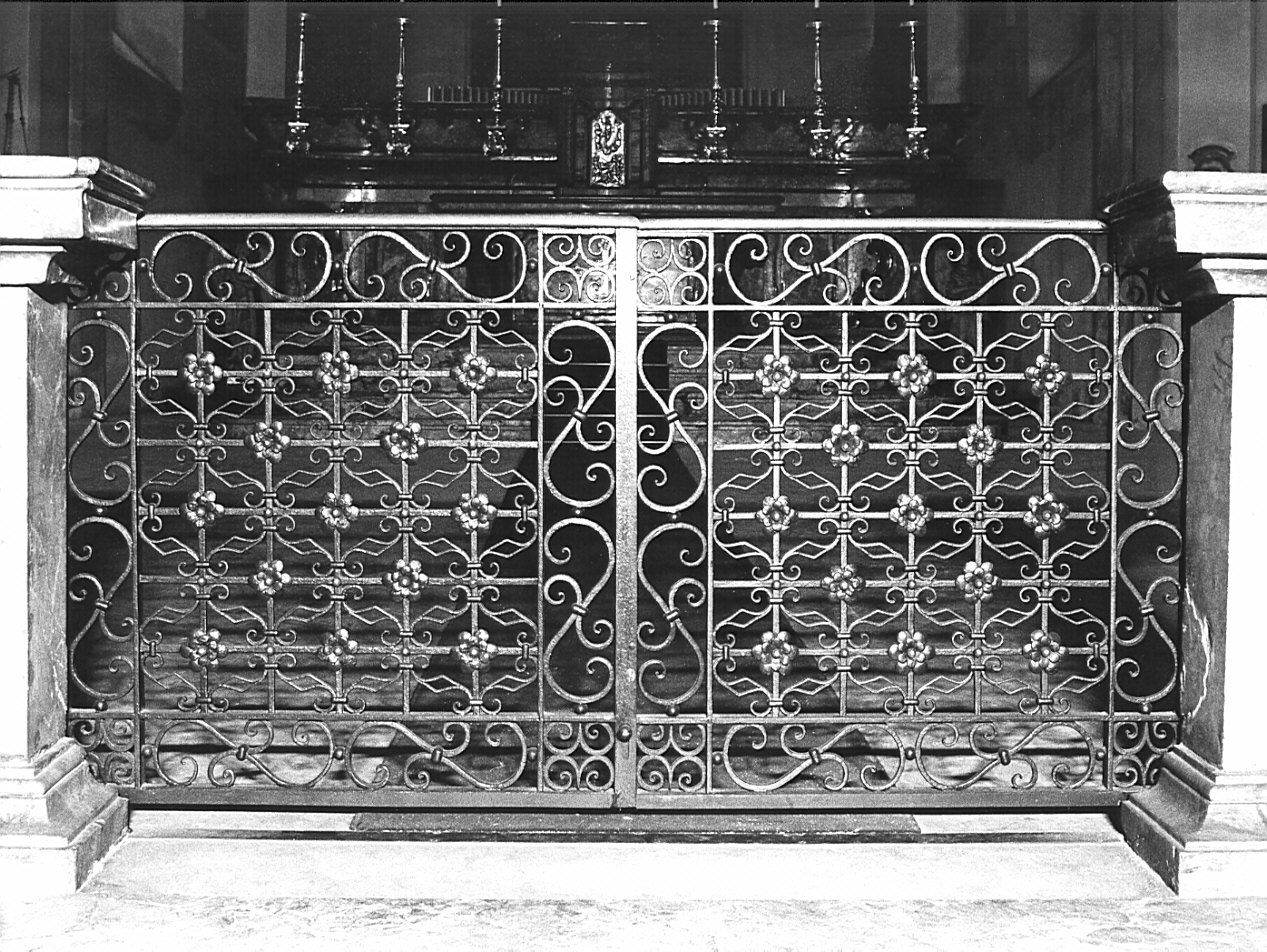 cancellata del coro, opera isolata - bottega lombarda (sec. XIX)