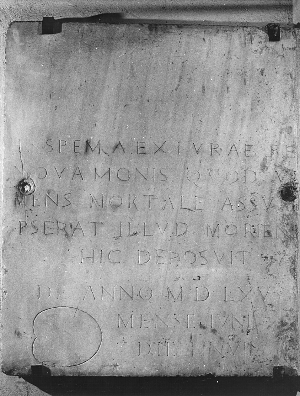 lapide tombale, opera isolata - bottega lombarda (sec. XVI)