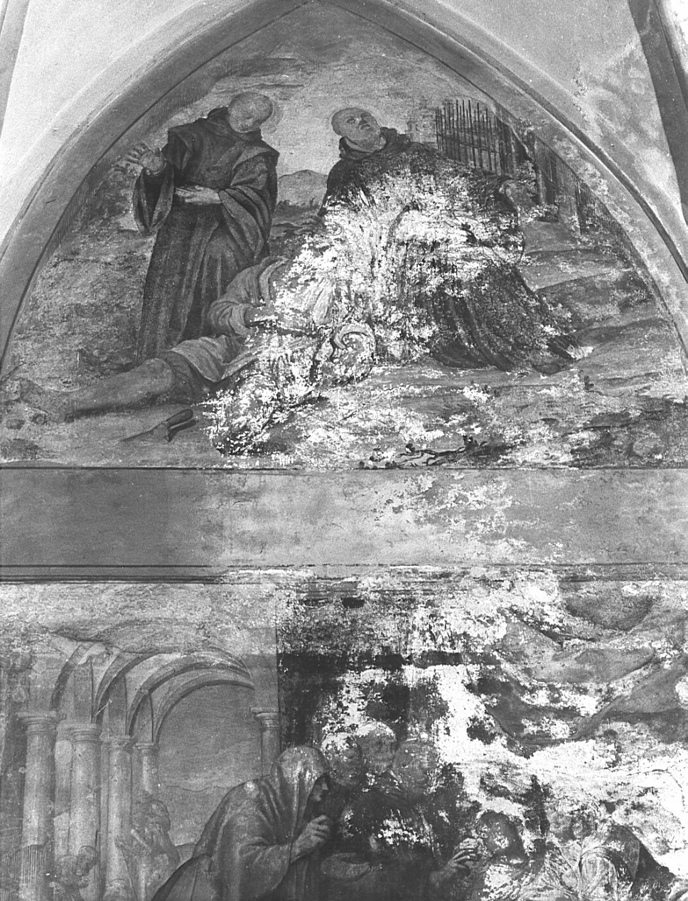 Miracolo di San Mauro (dipinto, elemento d'insieme) di Caccia Guglielmo detto Moncalvo (sec. XVII)