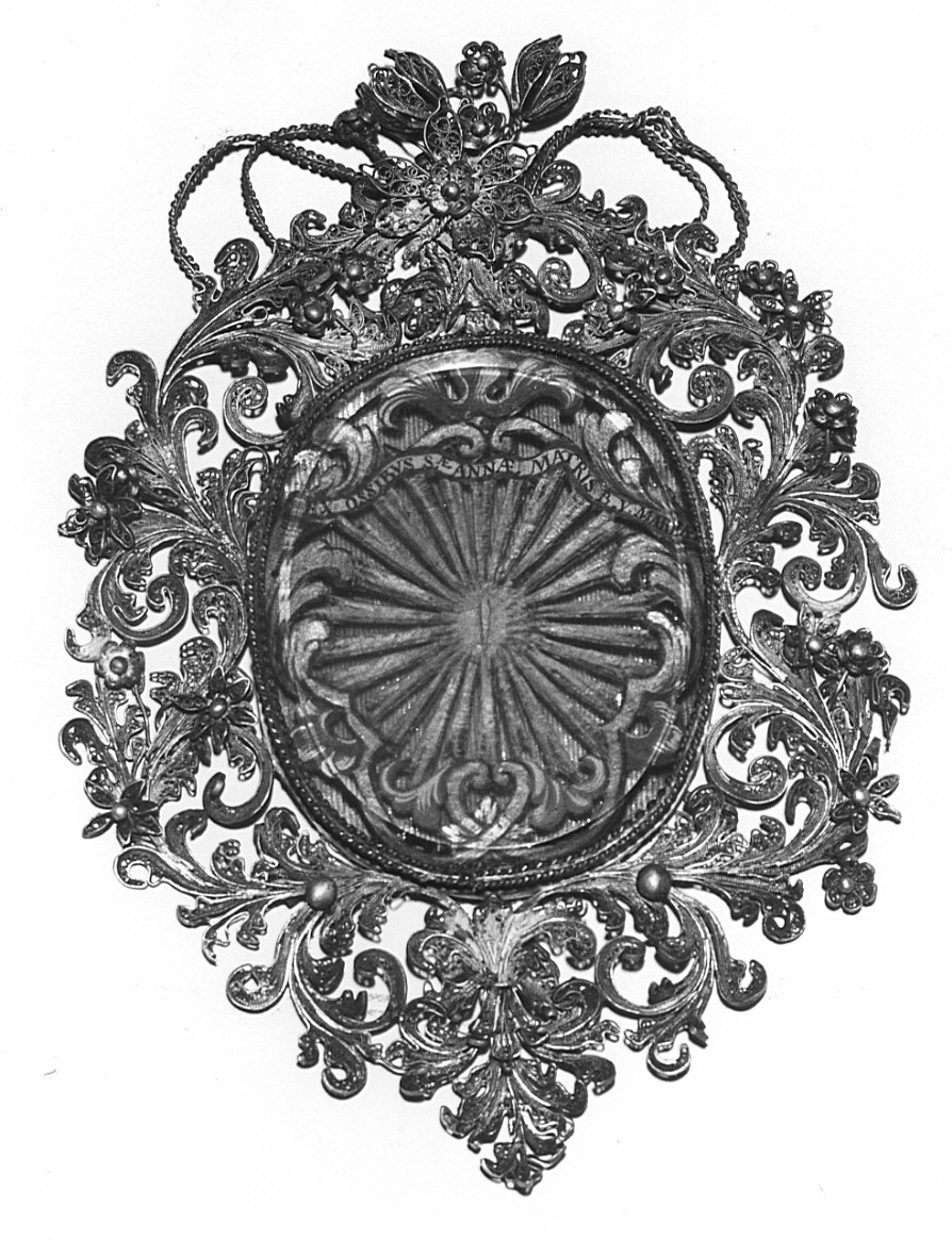 reliquiario - a tabella, opera isolata - bottega lombarda (sec. XVIII)