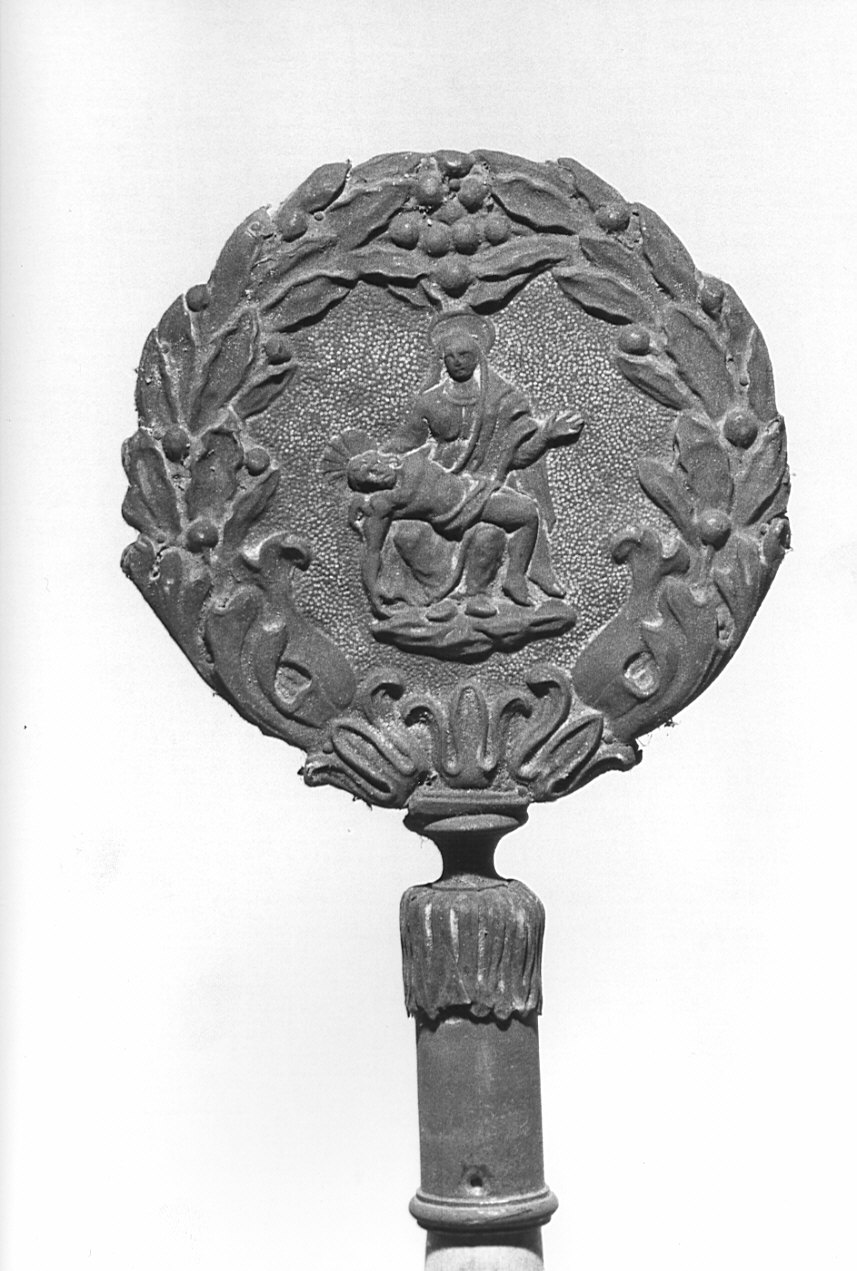 mazza di confraternita, coppia - bottega lombarda (secc. XVIII/ XIX)