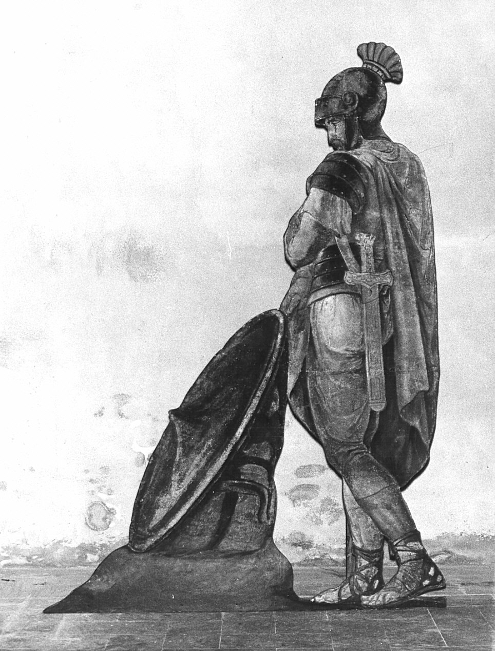 soldato a guardia del sepolcro (dipinto, opera isolata) di Londonio Francesco (sec. XVIII)