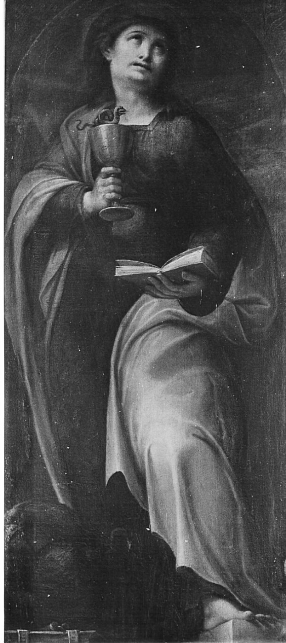 San Giovanni Evangelista (dipinto, opera isolata) - ambito lombardo (sec. XVII)