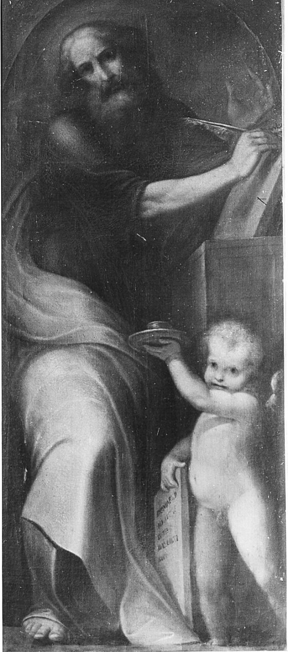 San Matteo Evangelista (dipinto, opera isolata) - ambito lombardo (sec. XVII)