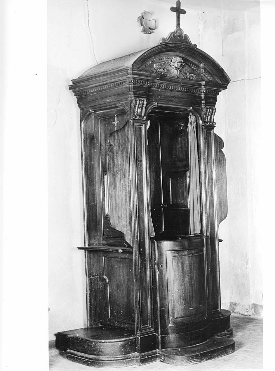 confessionale, opera isolata - bottega lombarda (sec. XIX)
