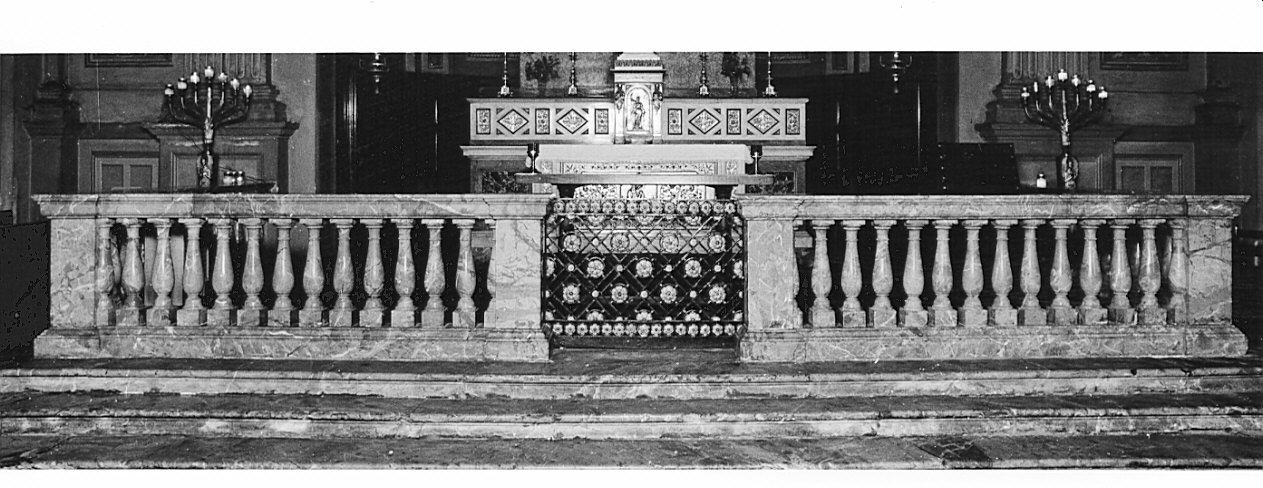 balaustrata, opera isolata - bottega lombarda (fine/inizio secc. XIX/ XX)