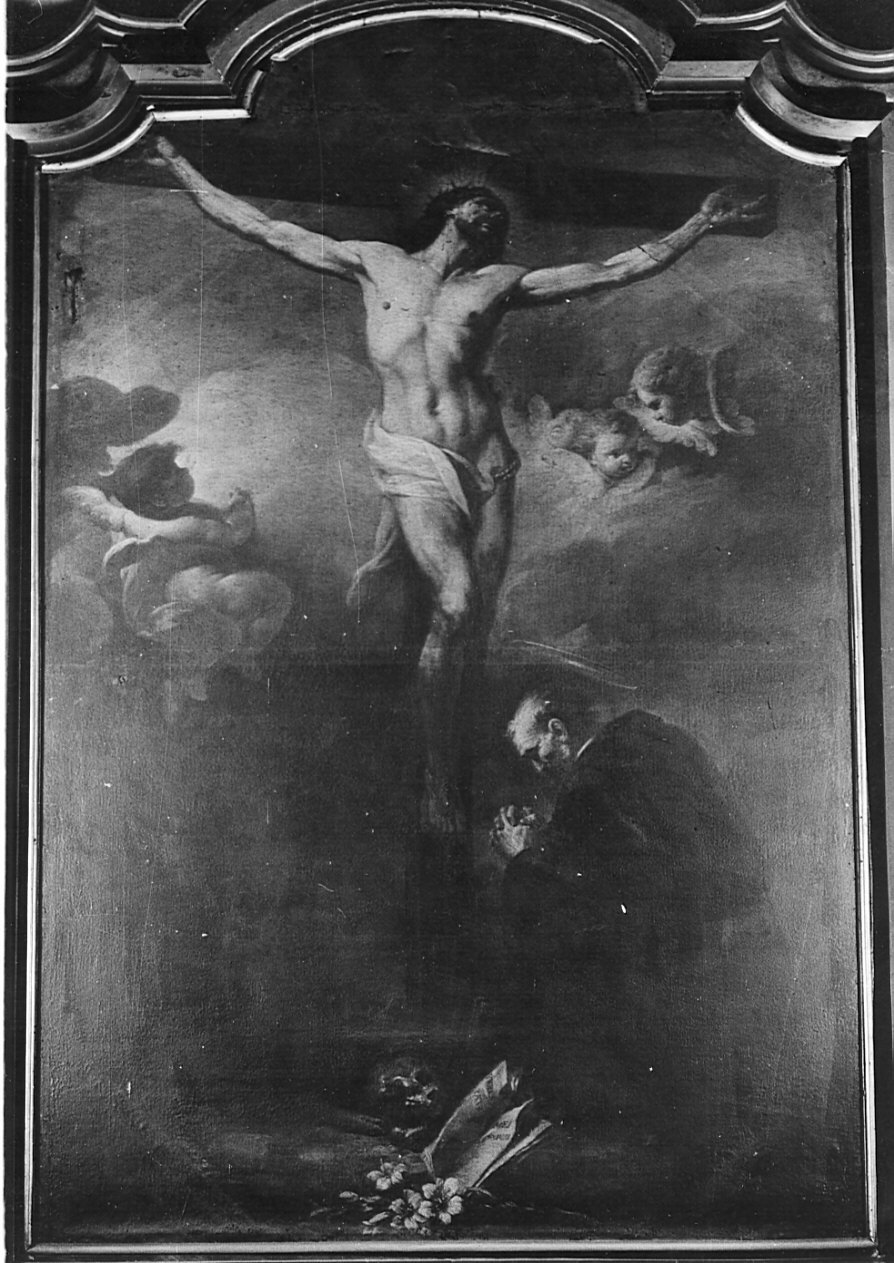 crocifissione di Cristo (dipinto, opera isolata) - ambito lombardo (seconda metà sec. XVII)