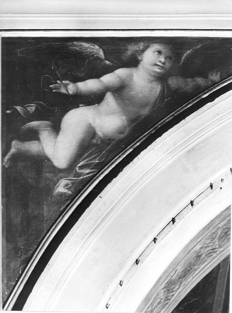 angelo (dipinto, opera isolata) - ambito lombardo (metà sec. XVII)