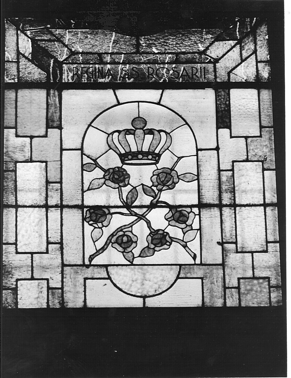 vetrata, opera isolata - bottega lombarda (sec. XX)