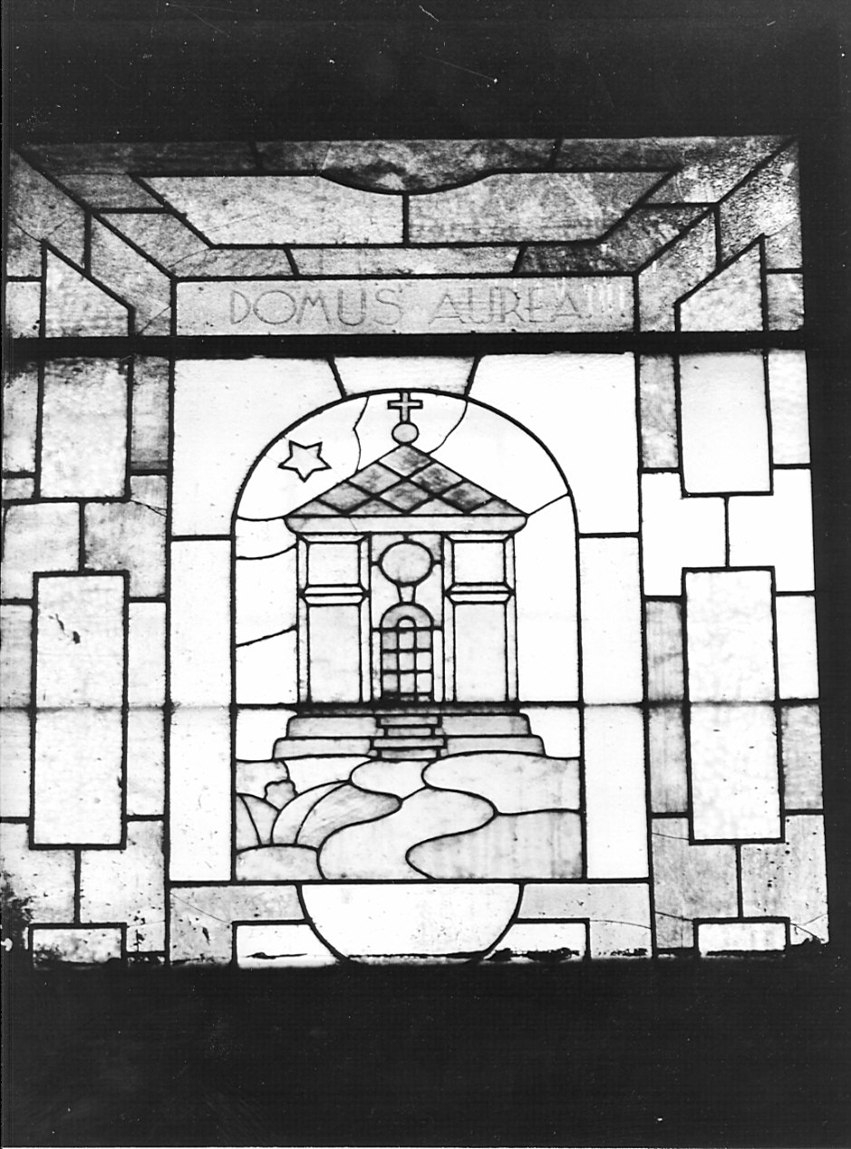 vetrata, opera isolata - bottega lombarda (sec. XX)