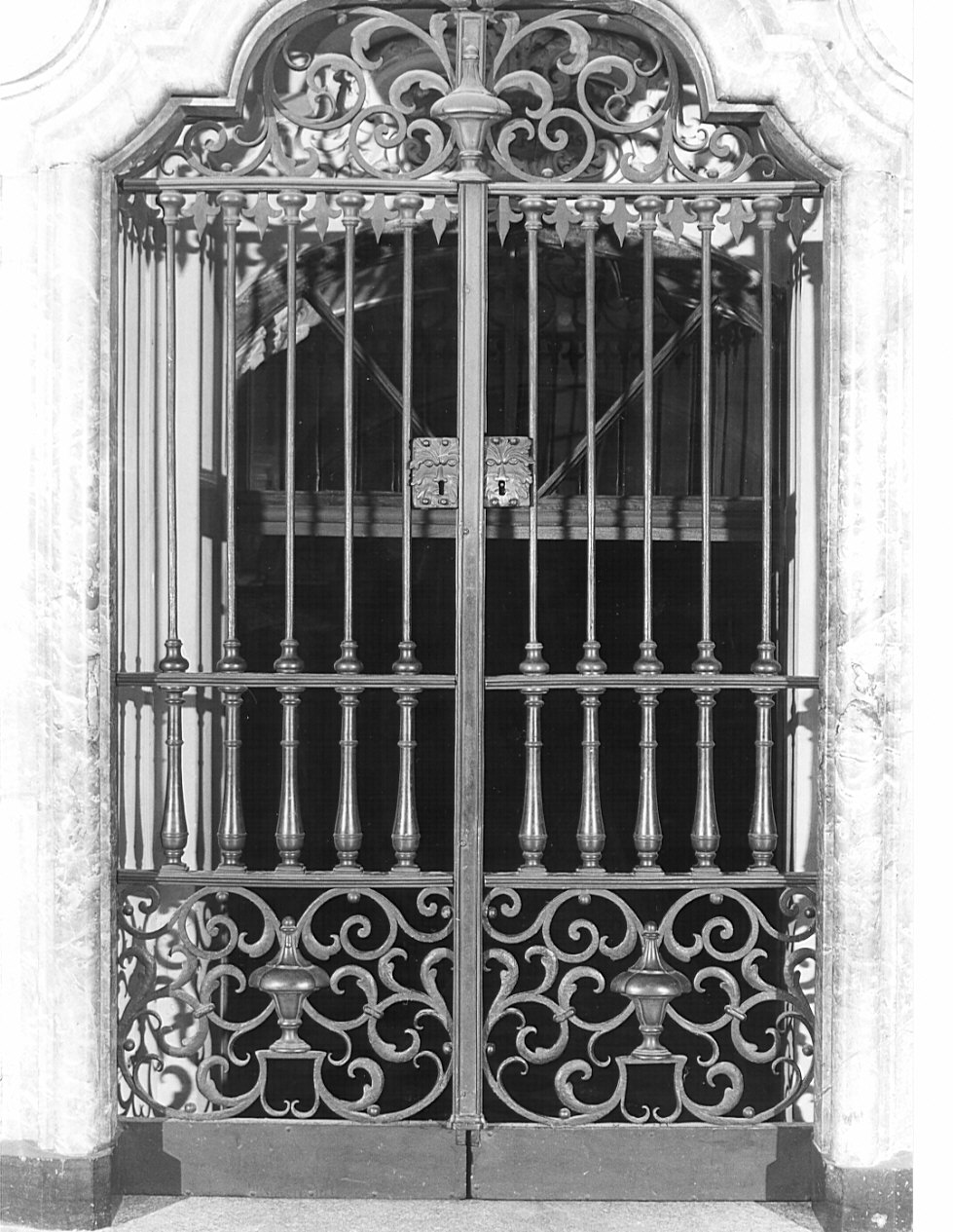 cancello, coppia - bottega lombarda (sec. XVIII)