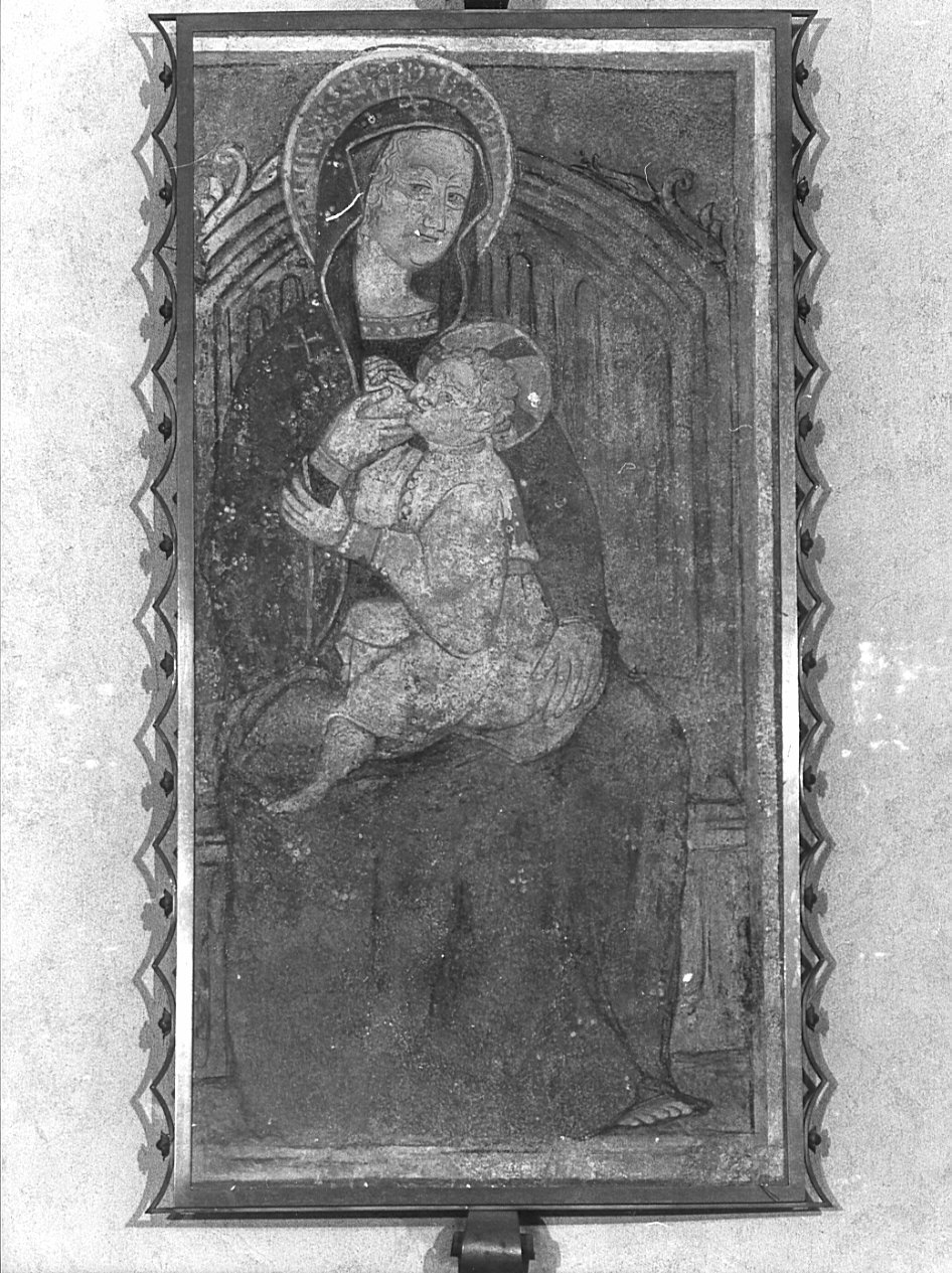 Madonna del Latte (dipinto, opera isolata) - ambito lombardo (sec. XV)