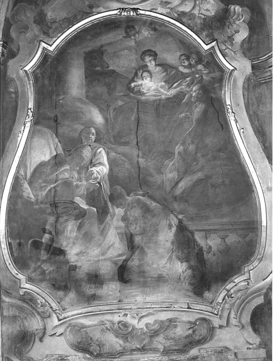 vestizione di Santa Marcellina (dipinto, elemento d'insieme) di Porta Ferdinando, Longone Antonio (sec. XVIII)
