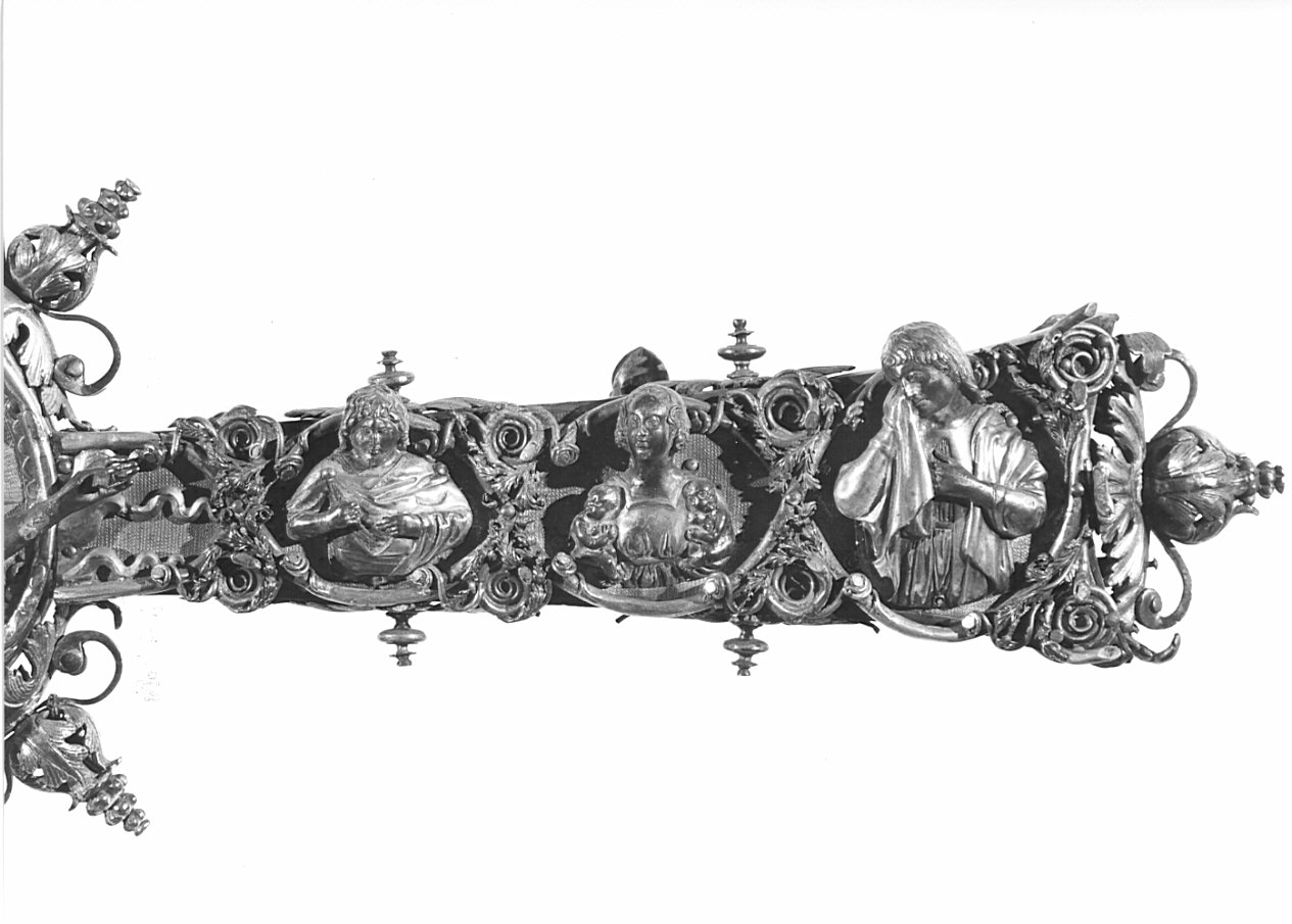 San Protasio (?) (scultura, elemento d'insieme) - bottega lombarda (fine sec. XV, sec. XVII)