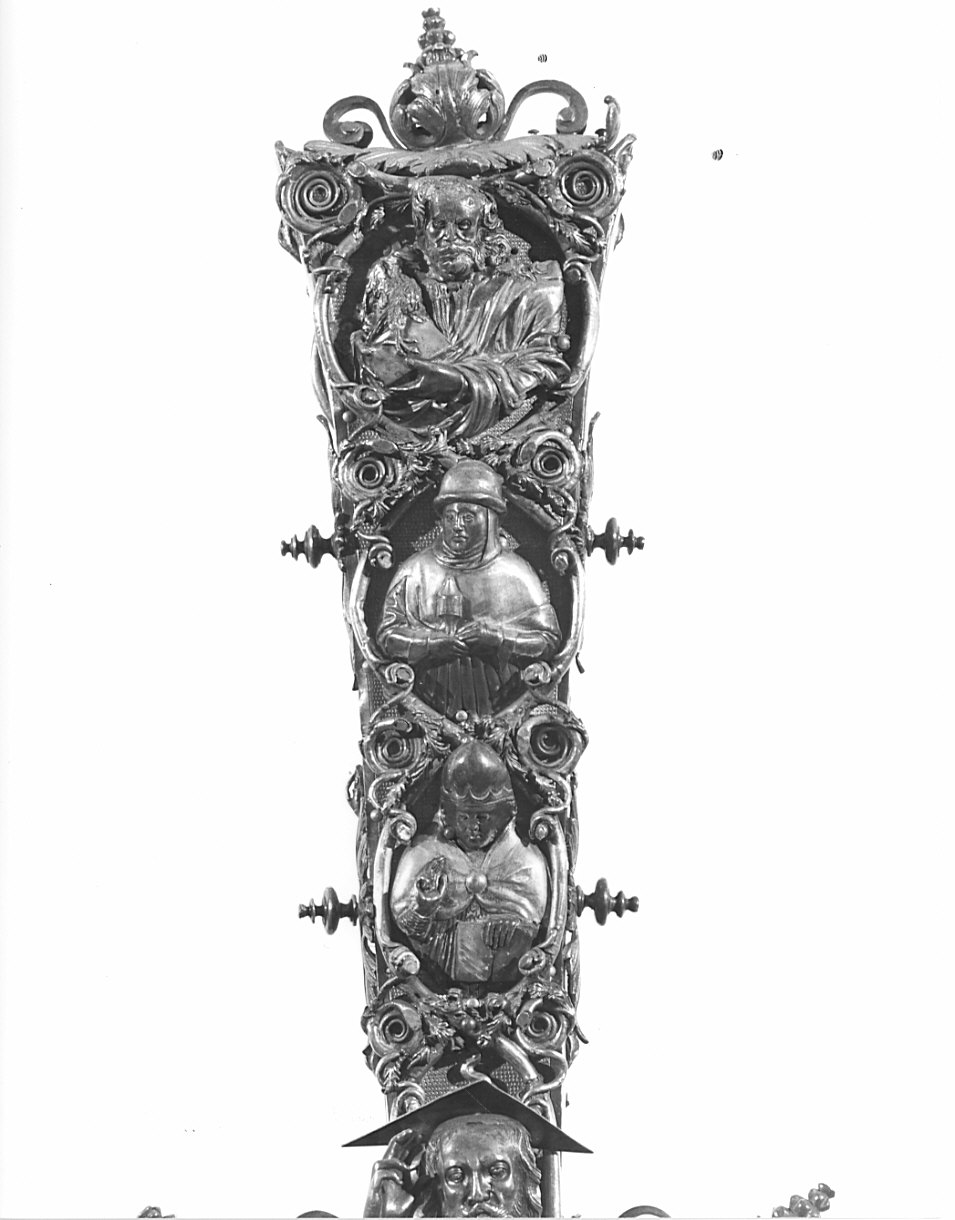 San Giovanni Evangelista (scultura, elemento d'insieme) - bottega lombarda (fine sec. XV, sec. XVII)