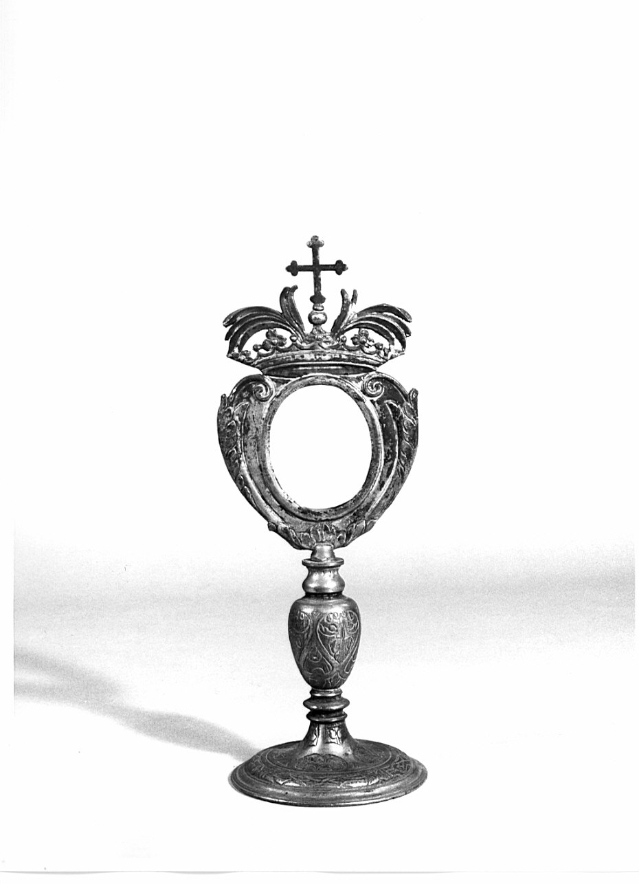 reliquiario - a ostensorio, opera isolata - bottega lombarda (sec. XIX)