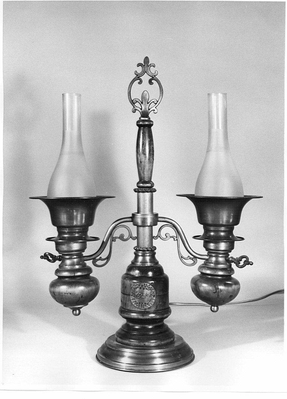 lucerna, opera isolata - bottega lombarda (sec. XIX)