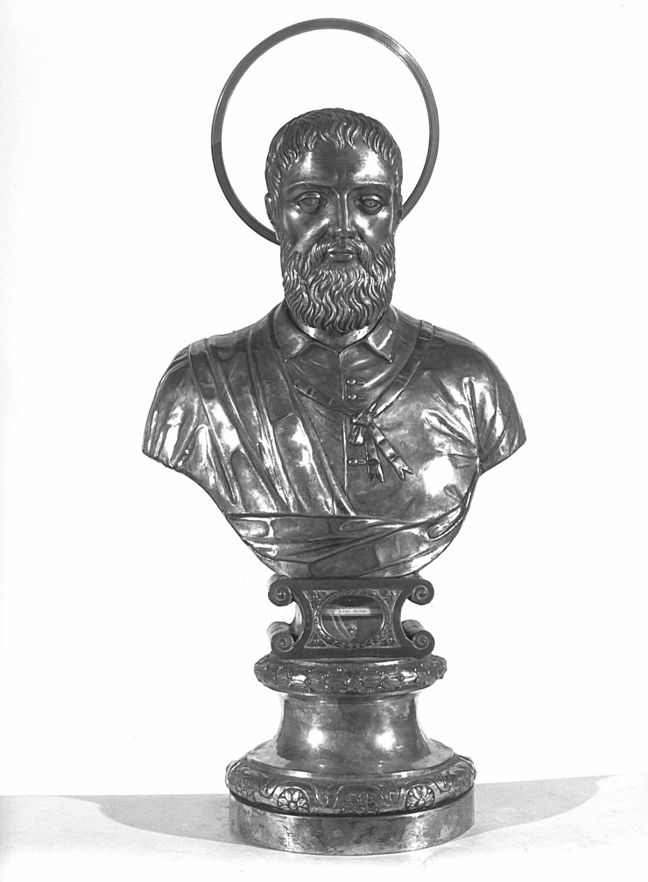 San Caio (reliquiario - a busto, opera isolata) - bottega lombarda (prima metà sec. XIX)