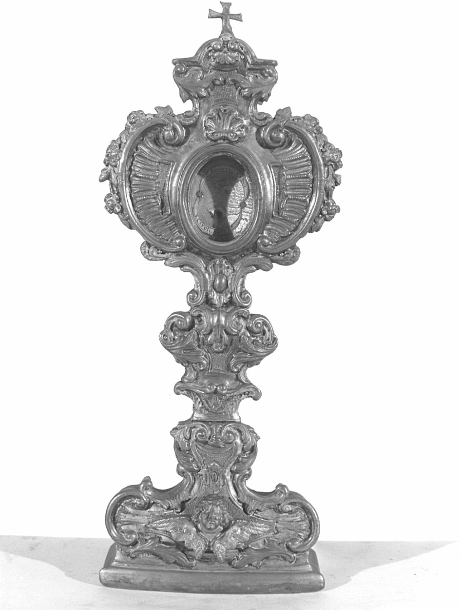 reliquiario - a ostensorio, serie - bottega lombarda (sec. XIX)