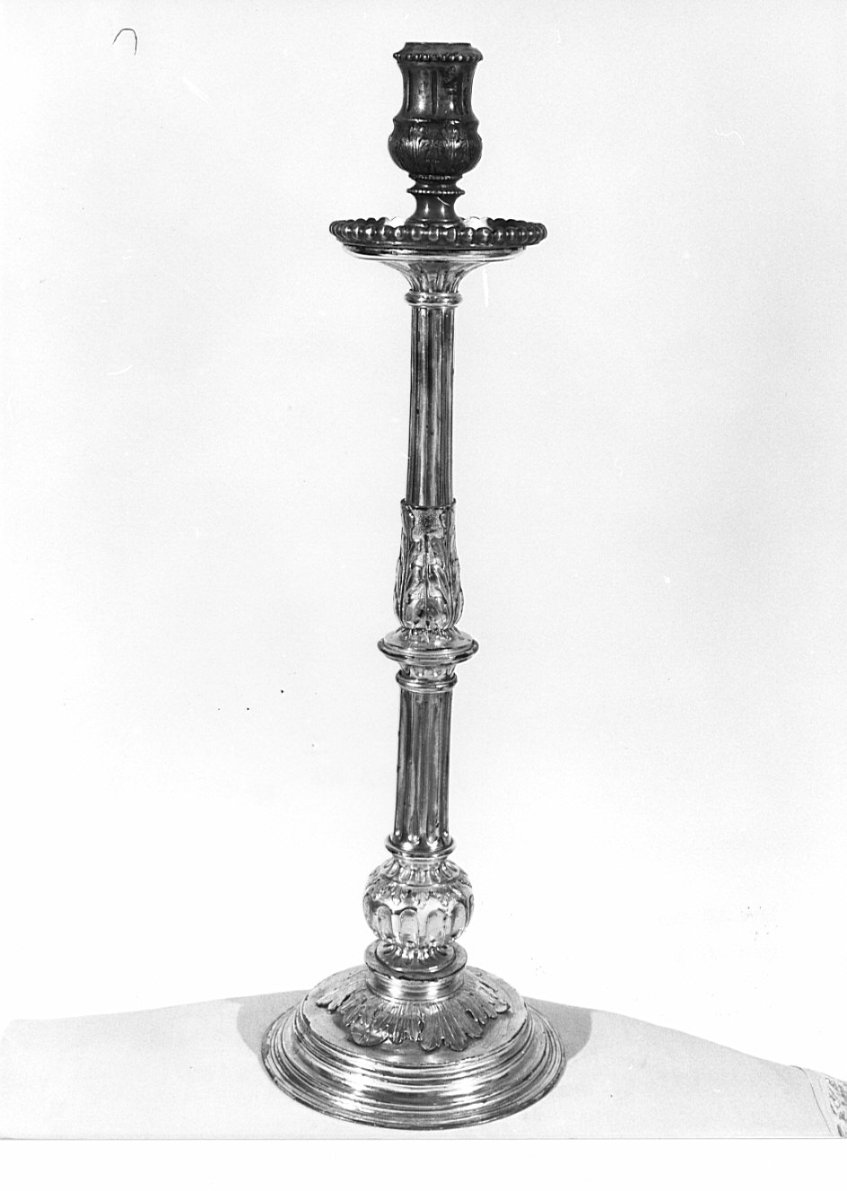 candeliere d'altare, coppia - bottega lombarda (sec. XIX)