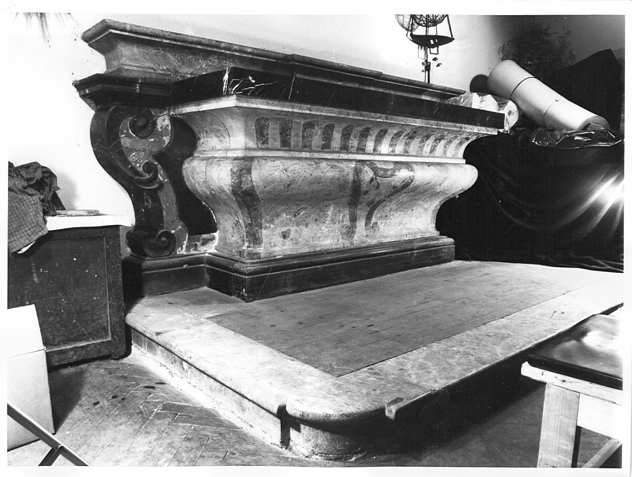 altare, opera isolata - bottega lombarda (secondo quarto sec. XVIII)