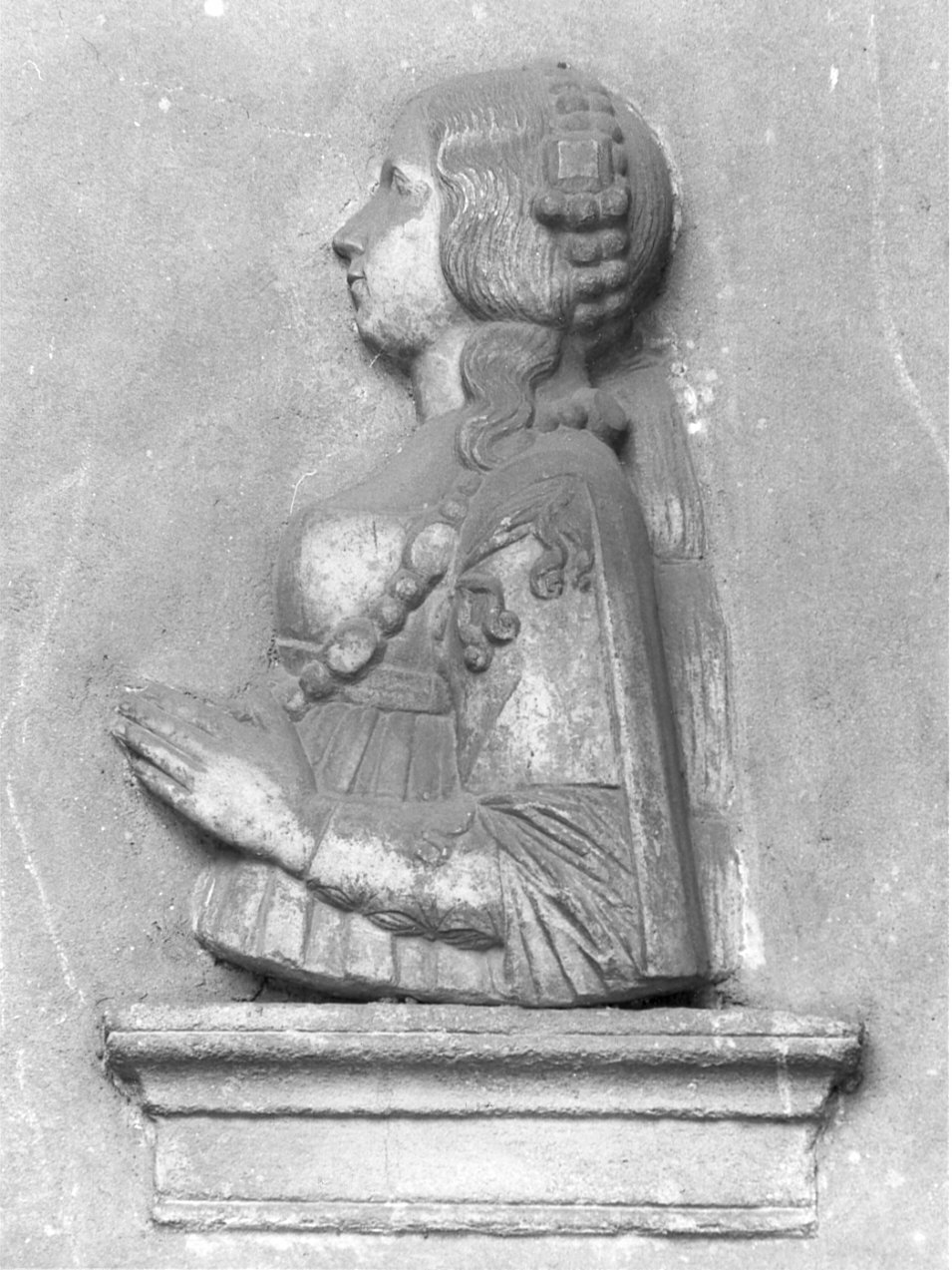 Ritratto di Beatrice d'Este (rilievo, pendant) - bottega lombarda (sec. XV)