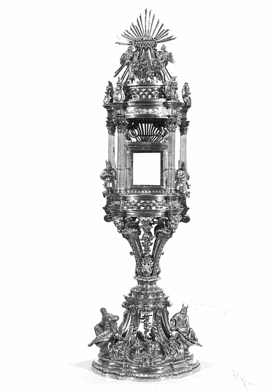 ostensorio, opera isolata - bottega lombarda (sec. XIX)