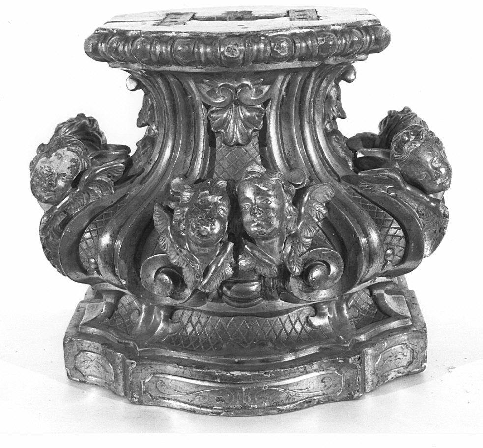 tronetto per esposizione eucaristica, opera isolata - bottega lombarda (sec. XVIII)