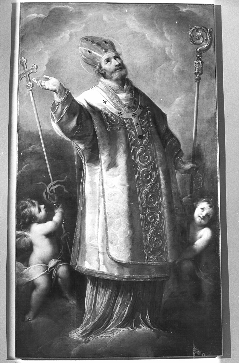 Sant'Ambrogio (dipinto, opera isolata) di Nuvolone Carlo Francesco (sec. XVII)