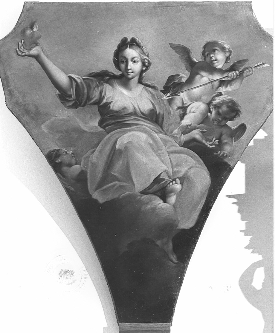 Carità (dipinto, elemento d'insieme) di Abbiati Filippo (sec. XVIII)