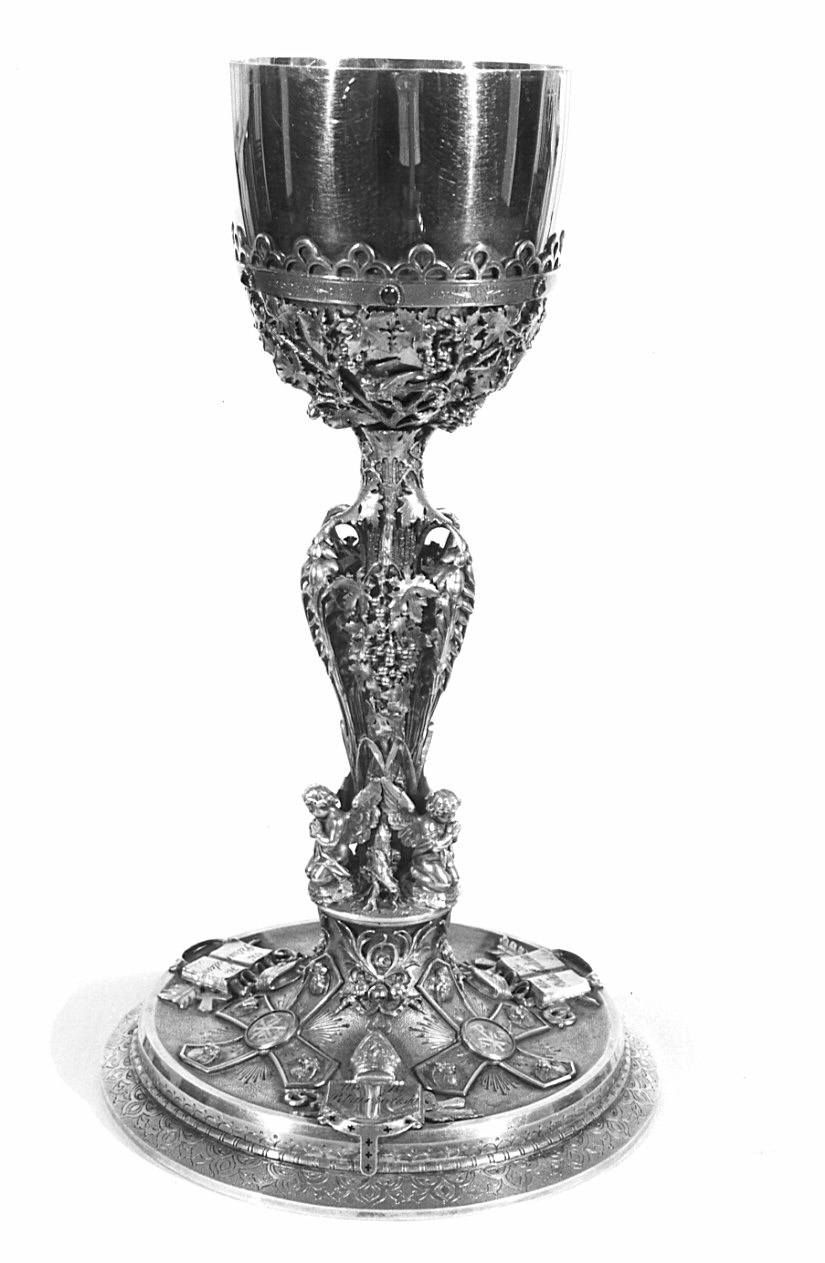 calice, opera isolata - bottega lombarda (sec. XIX)