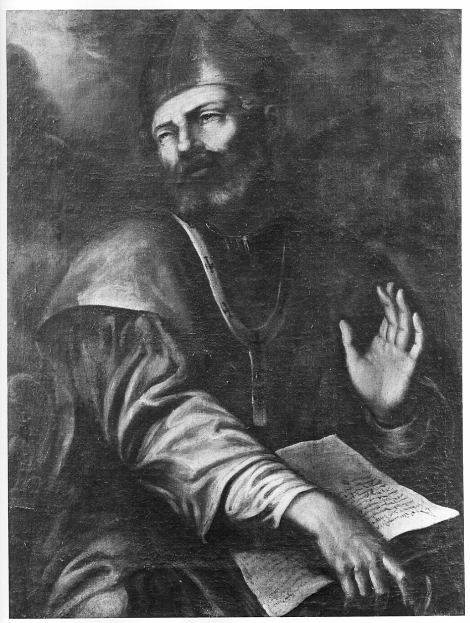 Sant'Ambrogio (dipinto, opera isolata) - ambito lombardo (seconda metà sec. XVII)