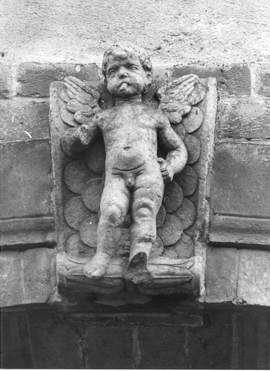 angelo musicante (chiave d'arco, insieme) di Battista da Mandello, Paolino da Mandello, Vairone Biagio (sec. XV)