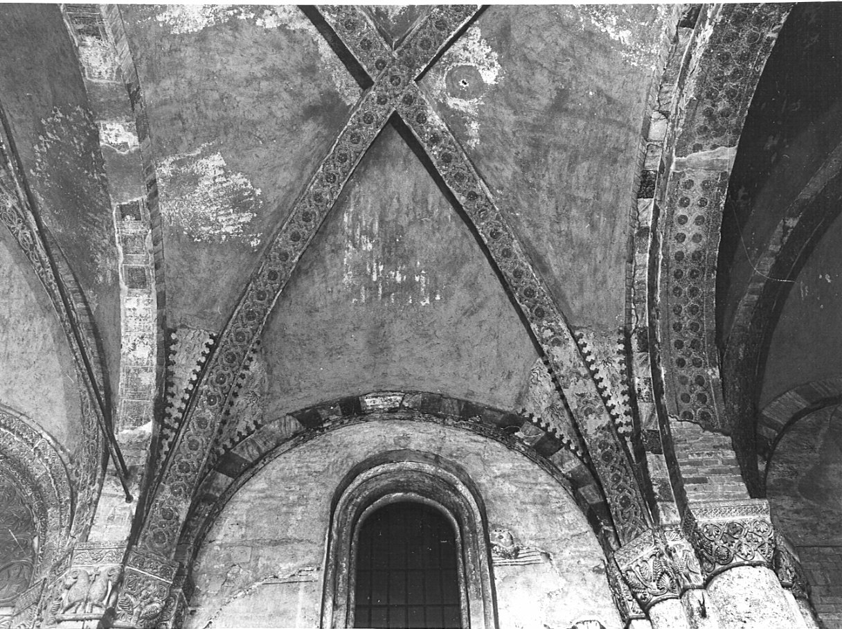 motivi decorativi (dipinto, opera isolata) - ambito lombardo (fine sec. XV)