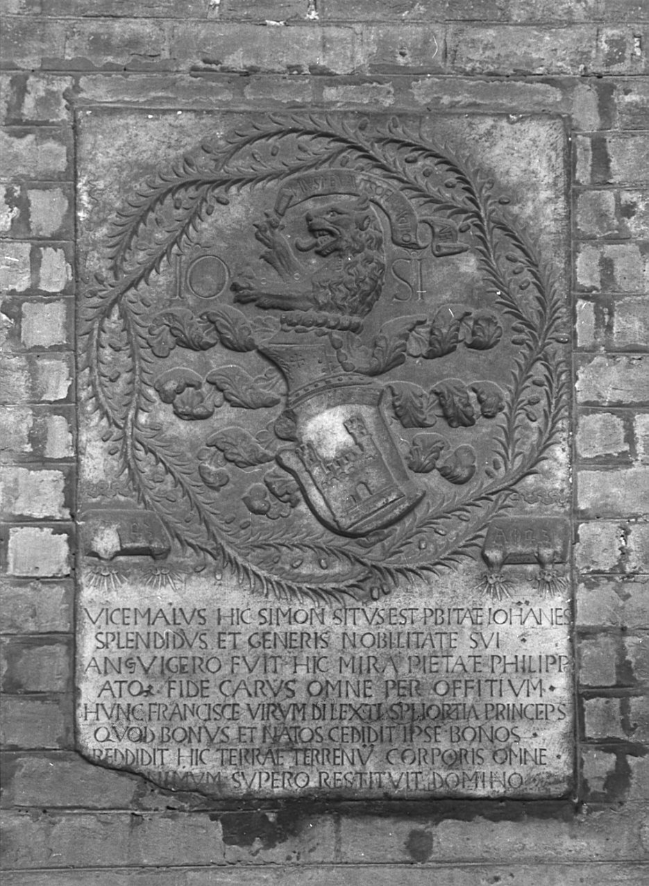 lapide tombale, opera isolata - bottega lombarda (sec. XV)