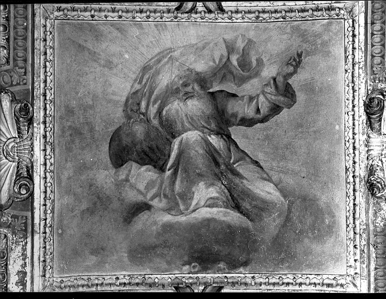 Dio Padre (dipinto, elemento d'insieme) di Cignaroli Martino detto Veronese (fine sec. XVII)
