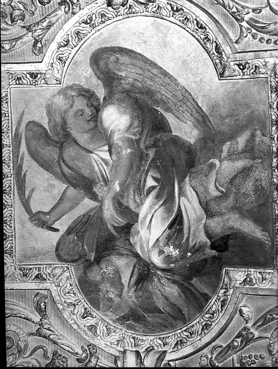 angelo (dipinto, elemento d'insieme) di Cignaroli Martino detto Veronese (fine sec. XVII)