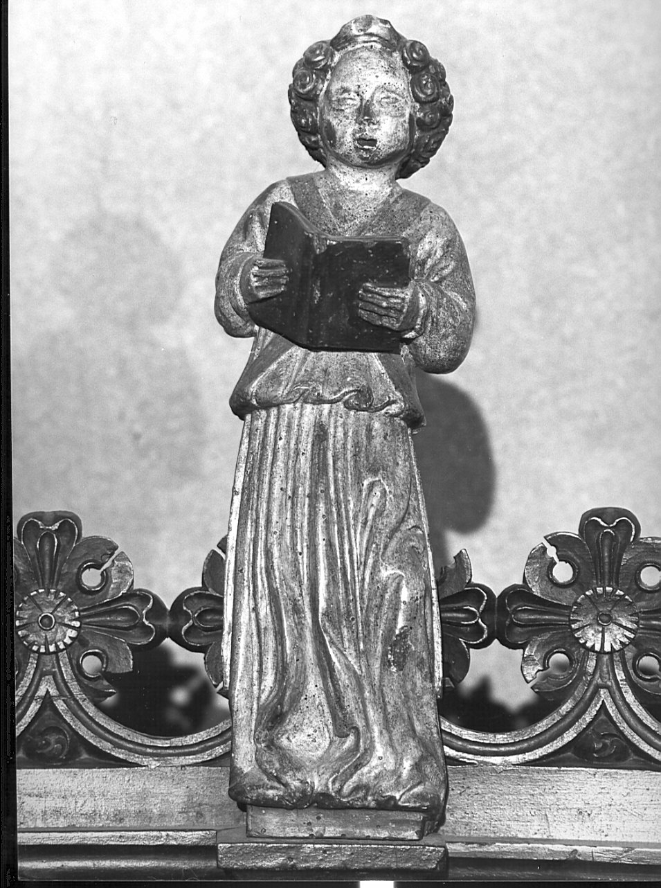 angeli musicanti (statuetta, elemento d'insieme) di Lorenzo di Origgio, Giacomo da Torre, Del Maino Giacomo (sec. XV)