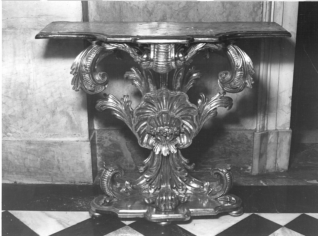 console, coppia - bottega lombarda (fine/inizio secc. XIX/ XX)