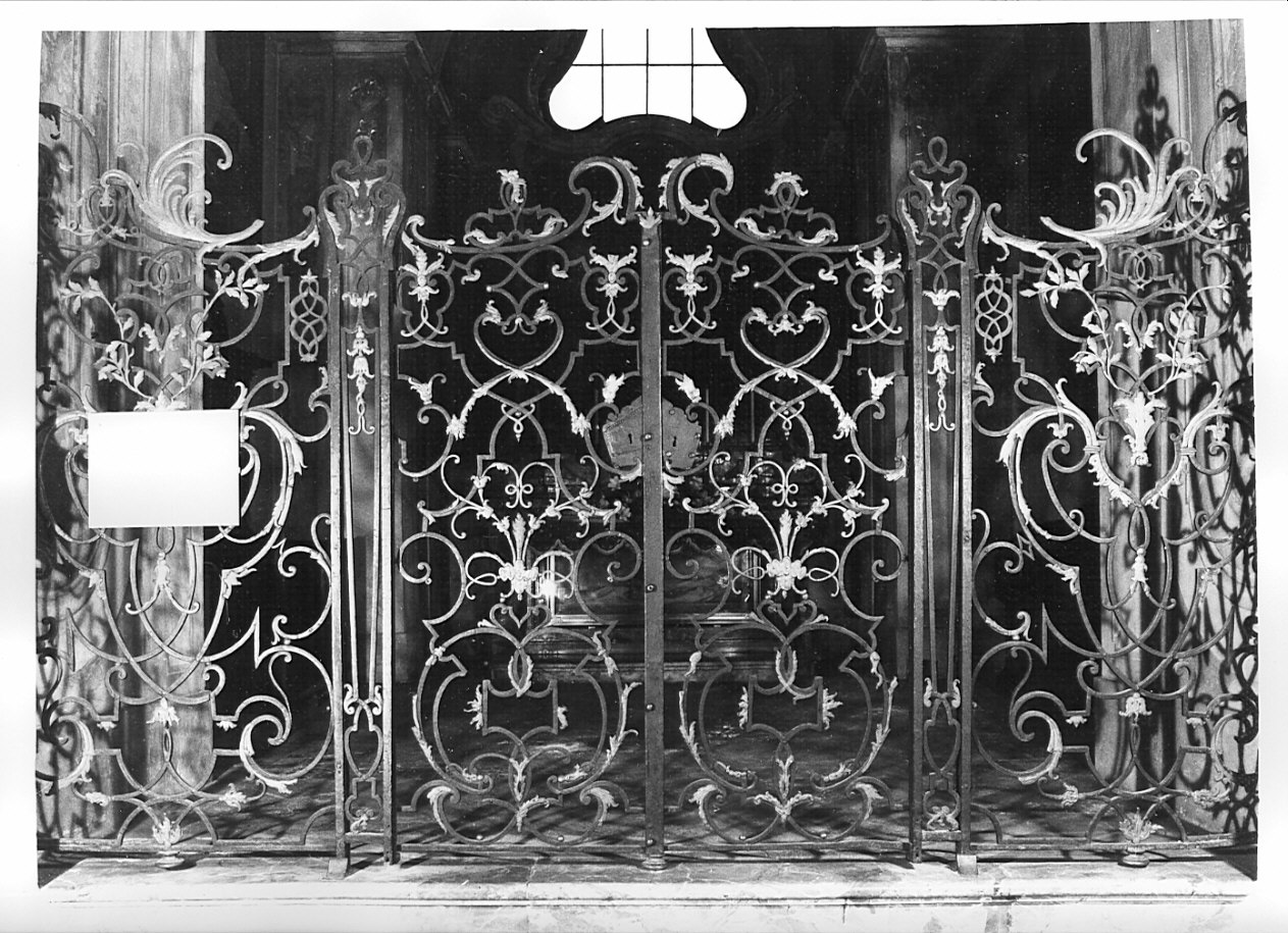 cancellata di cappella - bottega lombarda (sec. XVIII)
