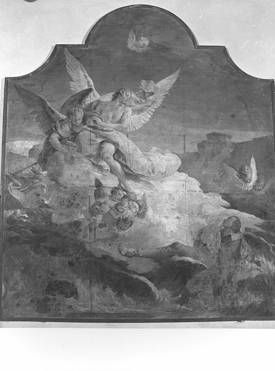 naufragio di San Satiro (dipinto, opera isolata) di Tiepolo Giovanni Battista (sec. XVIII)