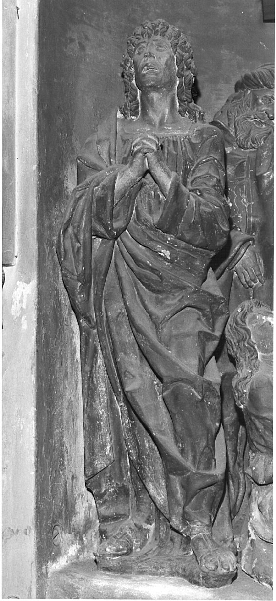 San Giovanni Evangelista (statua, elemento d'insieme) di Fonduti Agostino (sec. XV)