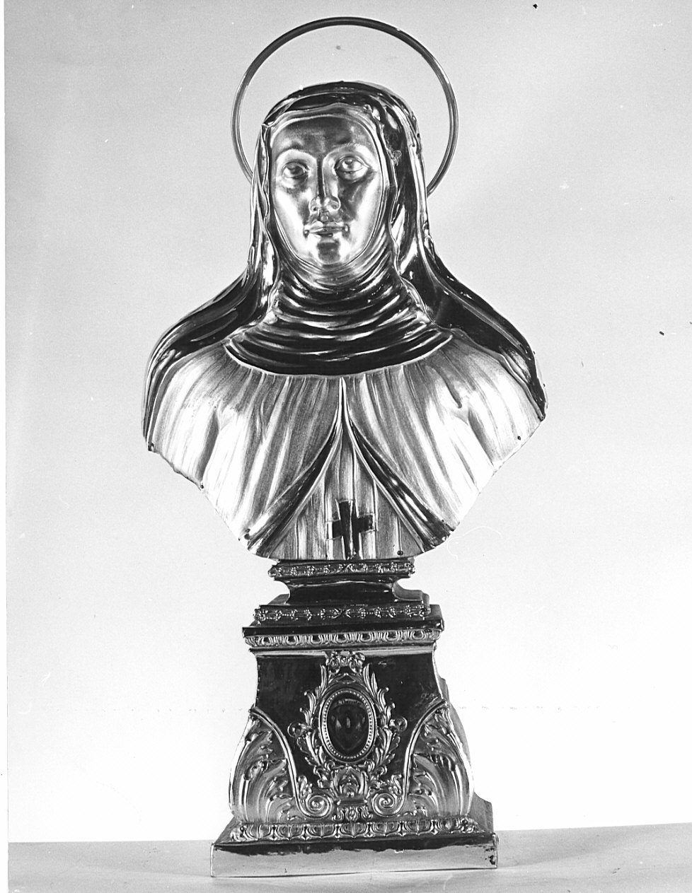 Santa Teresa (reliquiario - a busto, opera isolata) - bottega lombarda (sec. XIX)