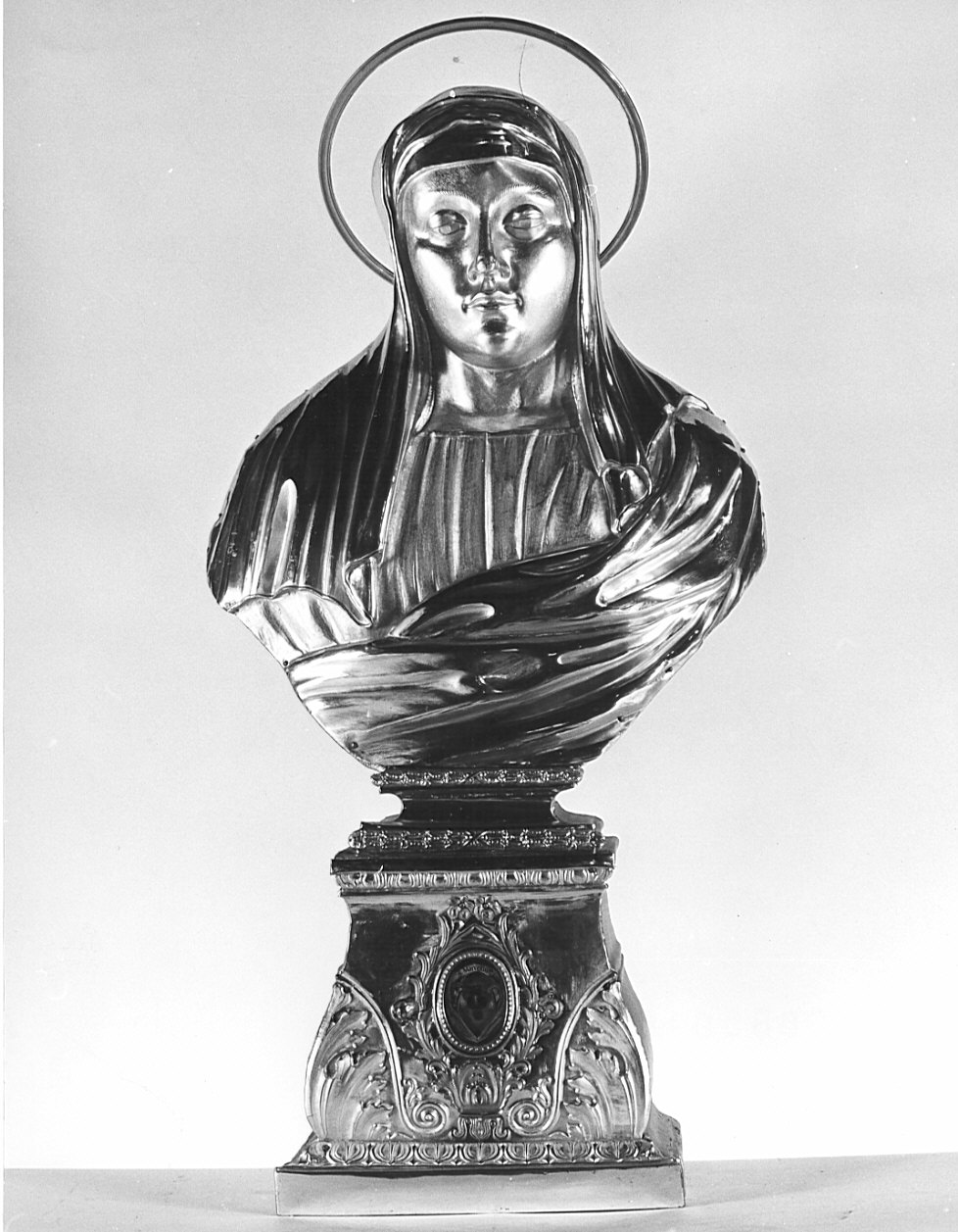 Santa Marcellina (reliquiario - a busto, opera isolata) - bottega lombarda (sec. XIX)