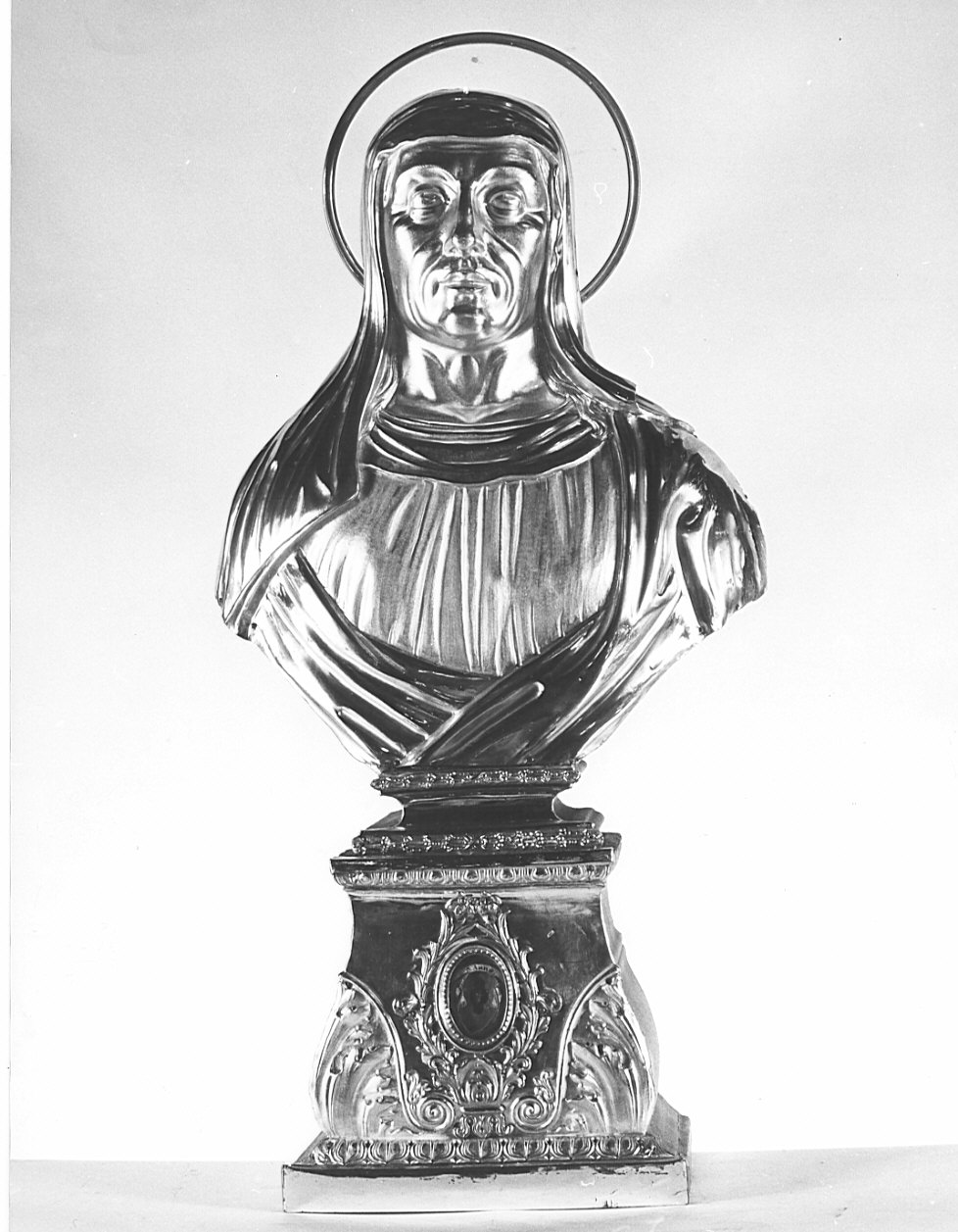 Sant'Anna (reliquiario - a busto, opera isolata) - bottega lombarda (sec. XIX)