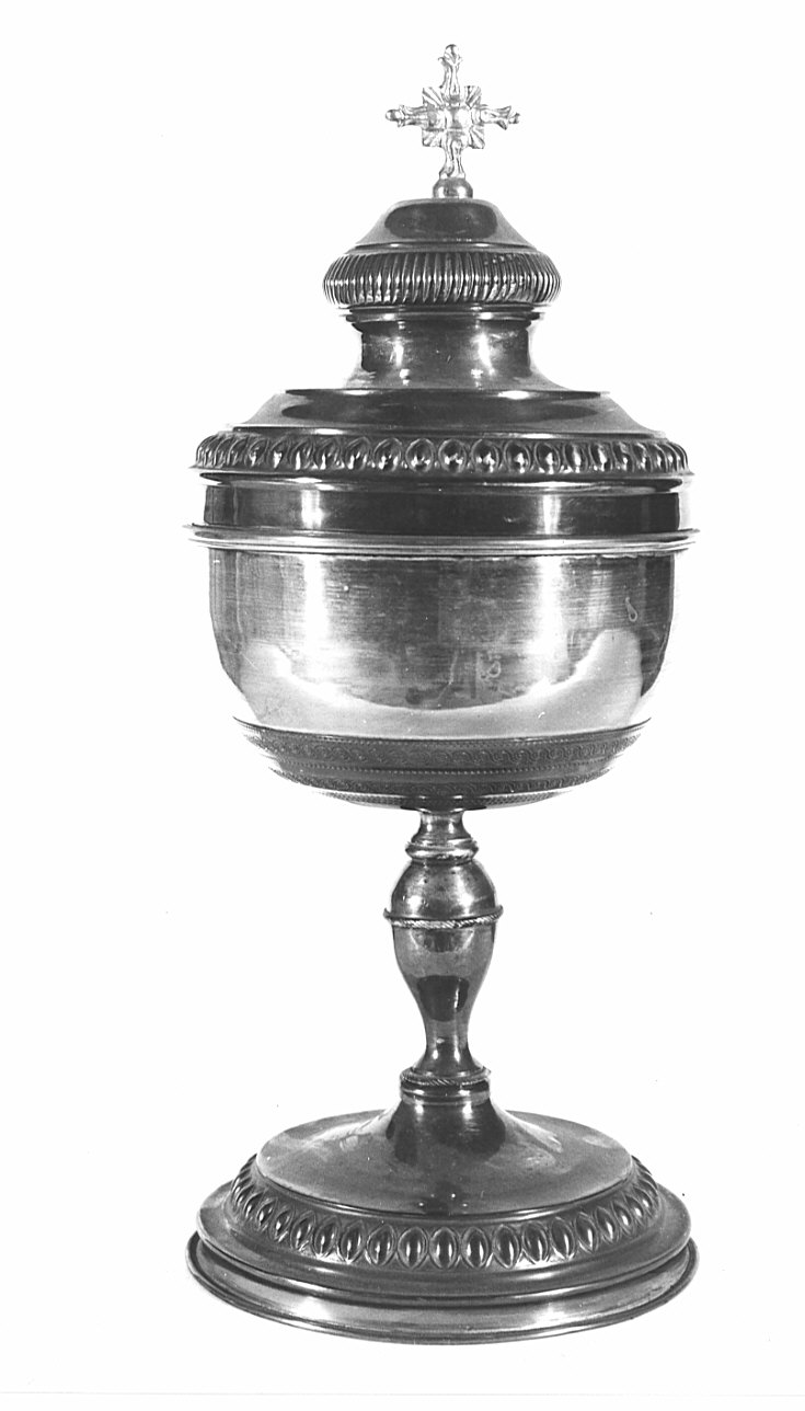 pisside, opera isolata - bottega lombarda (metà sec. XIX)